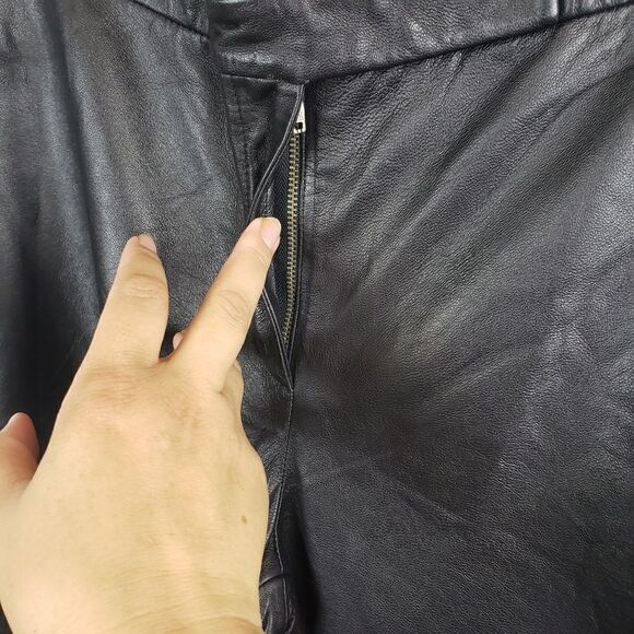 Clothes by revue 90s style 100% lamb leather pant - Picture 6 of 7